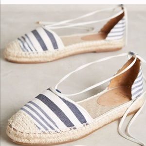 Jasper & Jeera for Anthropologie lace up sandals